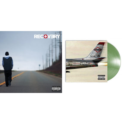 This is a 2 LP Vinyl SKU bundle.
1.This LP Vinyl is brand new.Format: LP VinylMusic Style: Hardcore Hip-HopThis item's title is: RecoveryArtist: EminemLabel: AFTERMATHBarcode: 602527409764Release Date: 7/27/2010
2.This LP Vinyl is brand new.