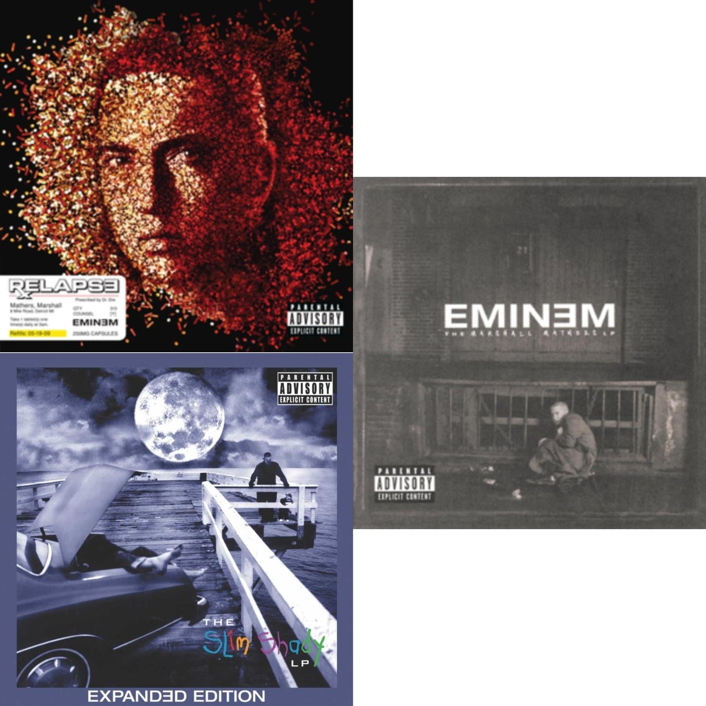 Relapse & Slim Shady LP (2CD Expanded Edition) (X) & Marshall Mathers LP