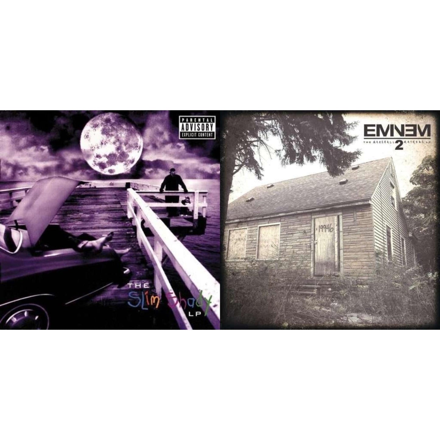 Marshall Mathers LP 2 & Slim Shady LP