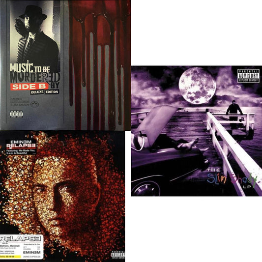 Music To Be Murdered By - Side B (X) (Deluxe Edition/Opaque Grey Vinyl/4LP) & Relapse & Slim Shady LP