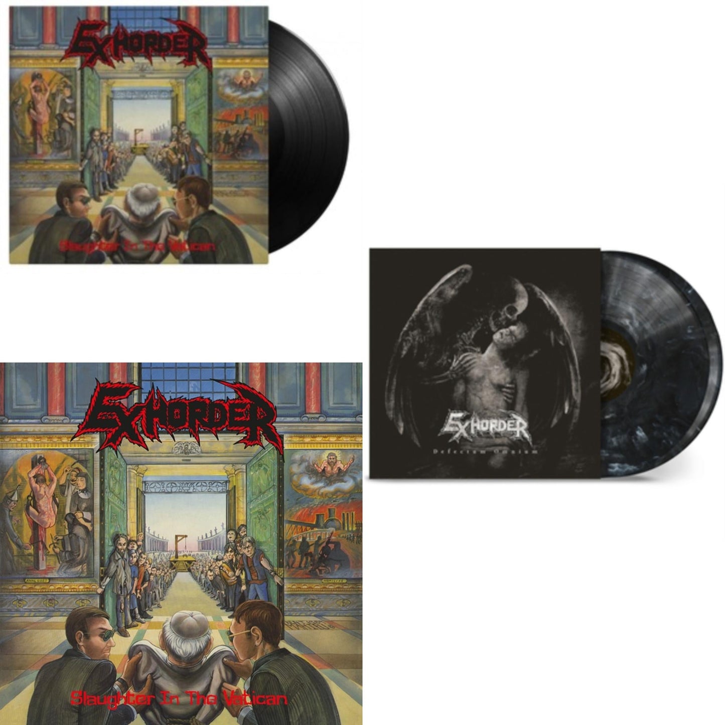 This is a 3 LP Vinyl SKU bundle.
1.This LP Vinyl is brand new.Format: LP VinylMusic Style: ThrashThis item's title is: Slaughter In The Vatican (180G/Insert/Import)Artist: ExhorderLabel: MUSIC ON VINYLBarcode: 8719262020665Release Date: 8/13/2021
2.This LP Vinyl is brand new.