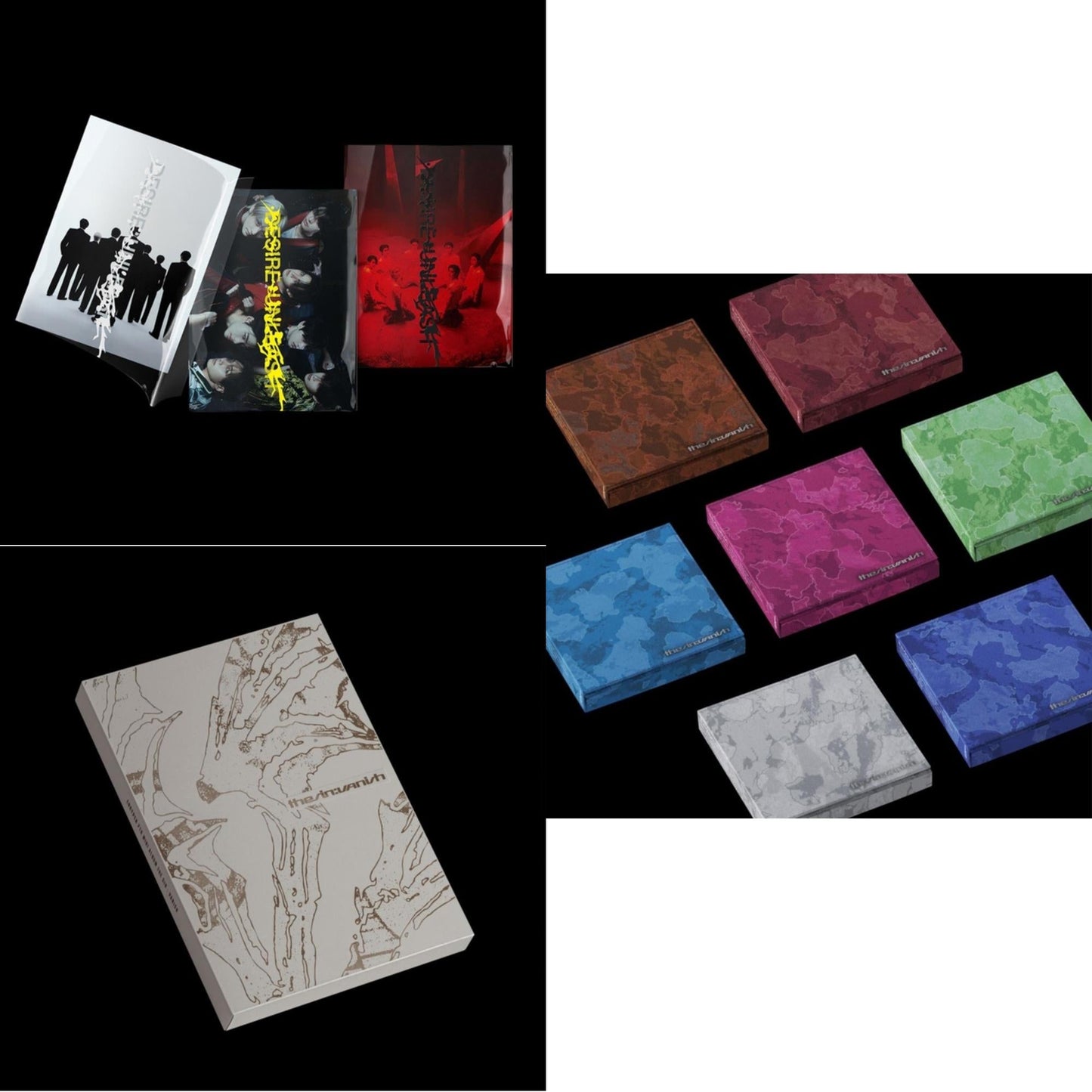 Desire : Unleash (Make Ver.) & Sin: Vanish (Afterlight Ver.) & Sin: Vanish (Fugitive Ver.)