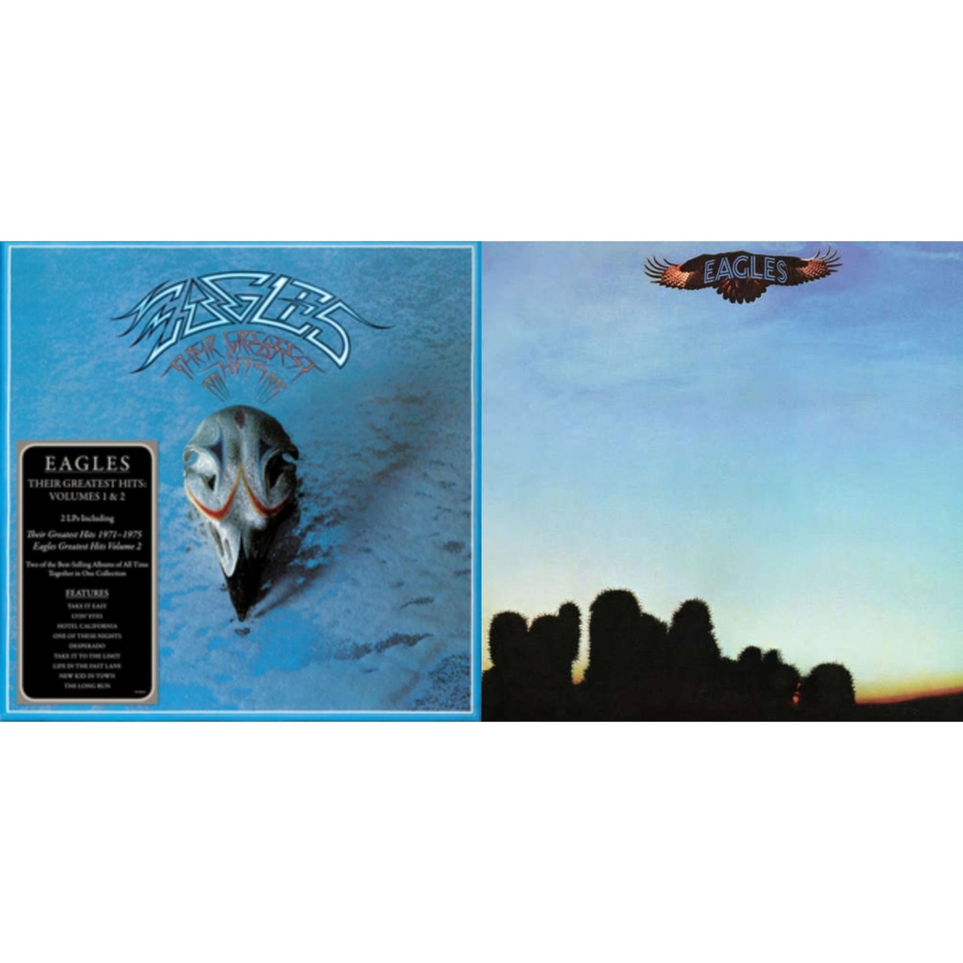 This is a 2 LP Vinyl SKU bundle.
1.This LP Vinyl is brand new.Format: LP VinylMusic Style: Classic RockThis item's title is: Their Greatest Hits Vol.1 & 2 (2LP/180G)Artist: EaglesLabel: ELEKTRA CATALOG GROUPBarcode: 081227934132Release Date: 7/21/2017
2.This LP Vinyl is brand new.