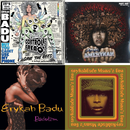 But You Caint Use My Phone (Purple LP Vinyl) & New Amerykah Part 1: 4Th World War & Baduizm & Mama's Gun