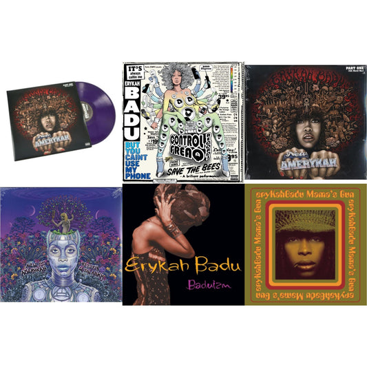 New Amerykah Part One (4Th World War) (Purple Vinyl/2LP) & But You Caint Use My Phone (Purple LP Vinyl) & New Amerykah Part 1: 4Th World War & New Amerykah Part 2: Return Of Ankh & Baduizm & Mama's Gun