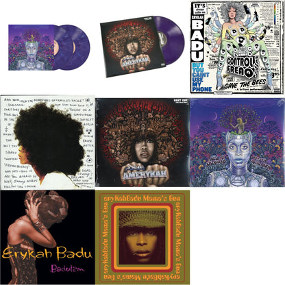 New Amerykah Part Two (Return Of The Ankh) (Violet Vinyl/2LP) & New Amerykah Part One (4Th World War) (Purple Vinyl/2LP) & But You Caint Use My Phone (Purple LP Vinyl) & Worldwide Underground & New Amerykah Part 1: 4Th World War
