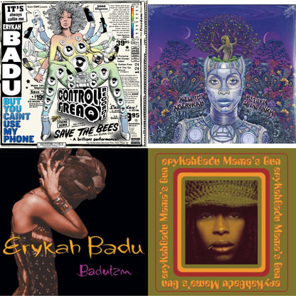But You Caint Use My Phone (Purple LP Vinyl) & New Amerykah Part 2: Return Of Ankh & Baduizm & Mama's Gun