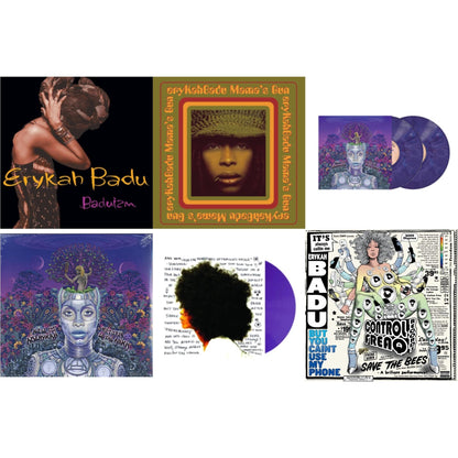 Worldwide Underground (Purple LP Vinyl) & New Amerykah Part Two (Return Of The Ankh) (Violet Vinyl/2LP) & But You Caint Use My Phone (Purple LP Vinyl) & New Amerykah Part 2: Return Of Ankh & Baduizm & Mama's Gun