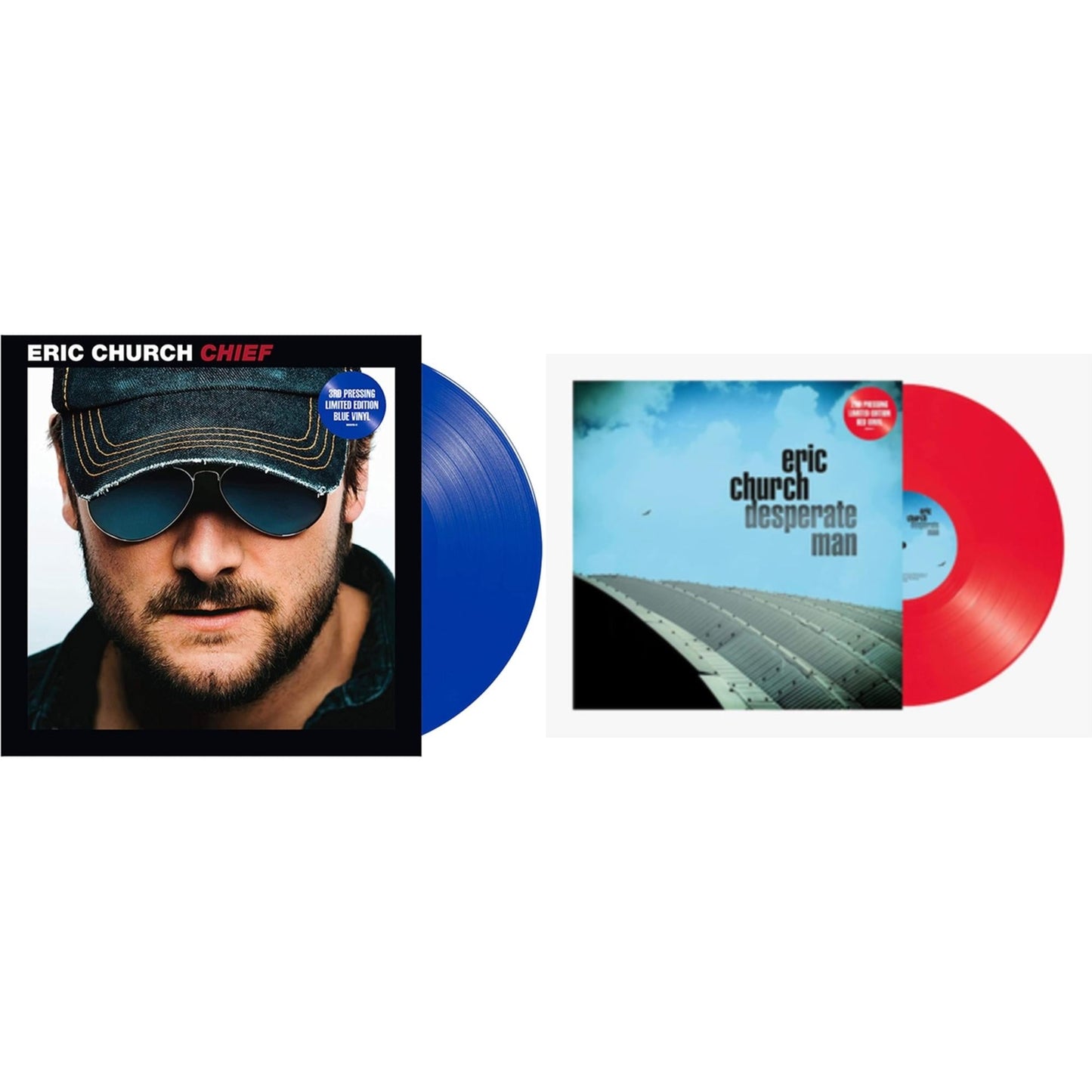 Chief (Blue LP Vinyl) & Desperate Man (Red LP Vinyl)