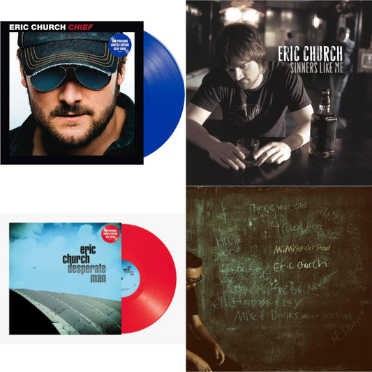 Chief (Blue LP Vinyl) & Sinners Like Me (Blue LP Vinyl) & Desperate Man (Red LP Vinyl) & Mr. Misunderstood (Blue LP Vinyl)