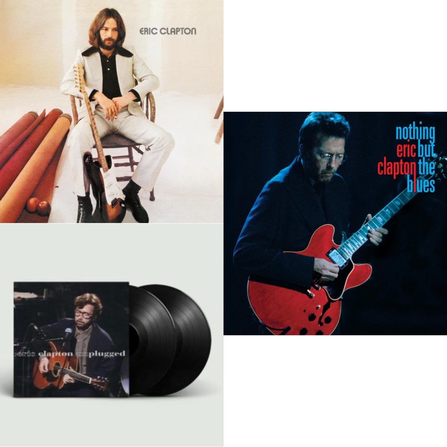 This is a 3 LP Vinyl SKU bundle.
1.This LP Vinyl is brand new.Format: LP VinylMusic Style: Blues RockThis item's title is: Nothing But The Blues (2LP/2CD/Blu-Ray/Book/Extras)Artist: Eric ClaptonLabel: REPRISEBarcode: 093624879558Release Date: 6/24/2022
2.This LP Vinyl is brand new.