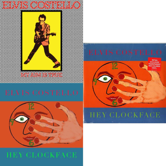 My Aim Is True & Hey Clockface (2LP) & Hey Clockface (Transparent Red Vinyl/2LP) (I)