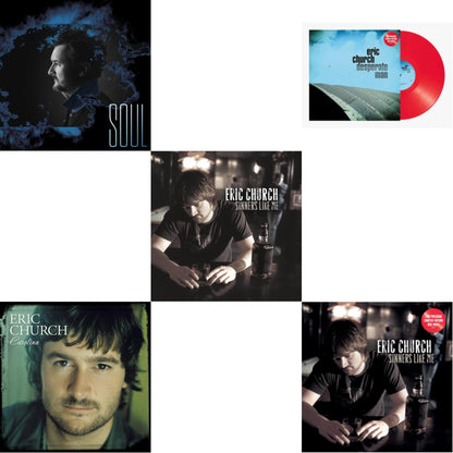 Soul & Carolina (Clear LP Vinyl) & Sinners Like Me (Blue LP Vinyl) & Desperate Man (Red LP Vinyl) & Sinners Like Me (Red LP Vinyl)