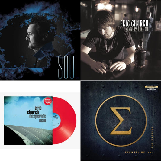 Soul & Sinners Like Me (Blue LP Vinyl) & Desperate Man (Red LP Vinyl) & Evangeline Vs. The Machine