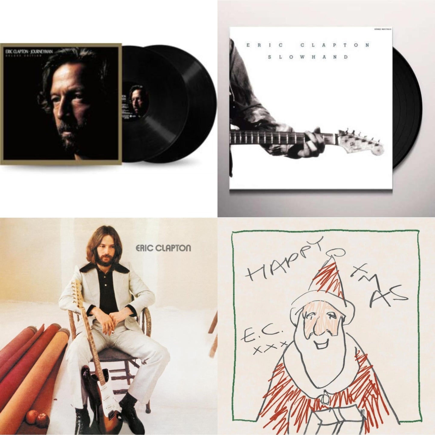 Journeyman: Deluxe Edition (2LP/Deluxe) & Slowhand (35Th Anniversary) & Eric Clapton & Happy Xmas (2LP/180G/45RPM Vinyl)