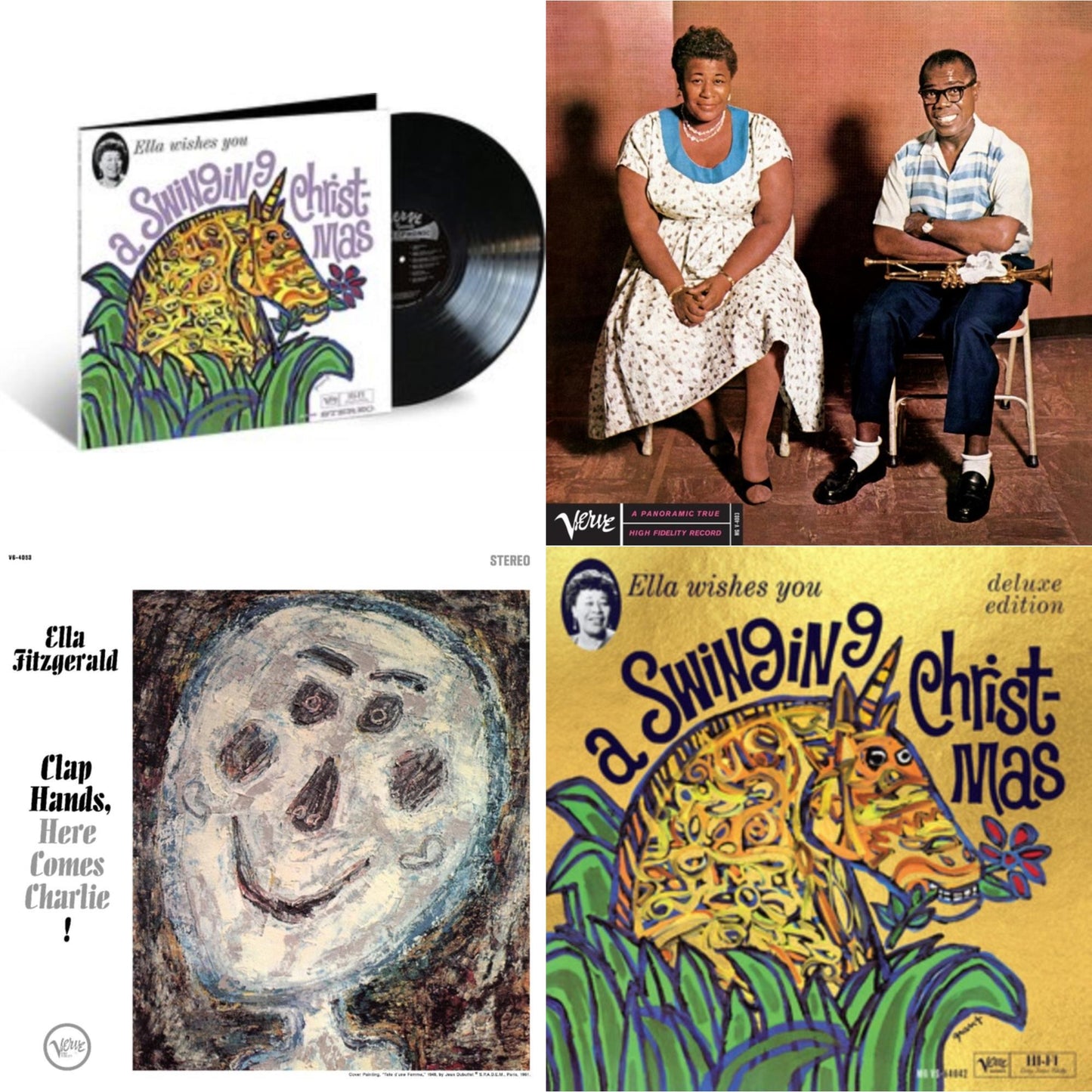 Ella Wishes You A Swinging Christmas (Verve Acoustic Sounds Series) & Ella & Louis (Verve Acoustic Sounds Series) & Clap Hands, Here Comes Charlie! (Verve Acoustic Sound Series) & Ella Wishes You A Swinging Christmas (Deluxe) (2LP)