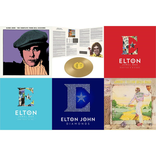 Complete Thom Bell Sessions (Ep) (180G/Purple LP Vinyl) & Jewel Box (3LP - Rarities & B-Sides) & Jewel Box (2LP - And This Is Me) & Goodbye Yellow Brick Road & Diamonds (2LP) & Chartbusters Go Pop - Legendary Covers '69 / '70 (Gold LP Vinyl)