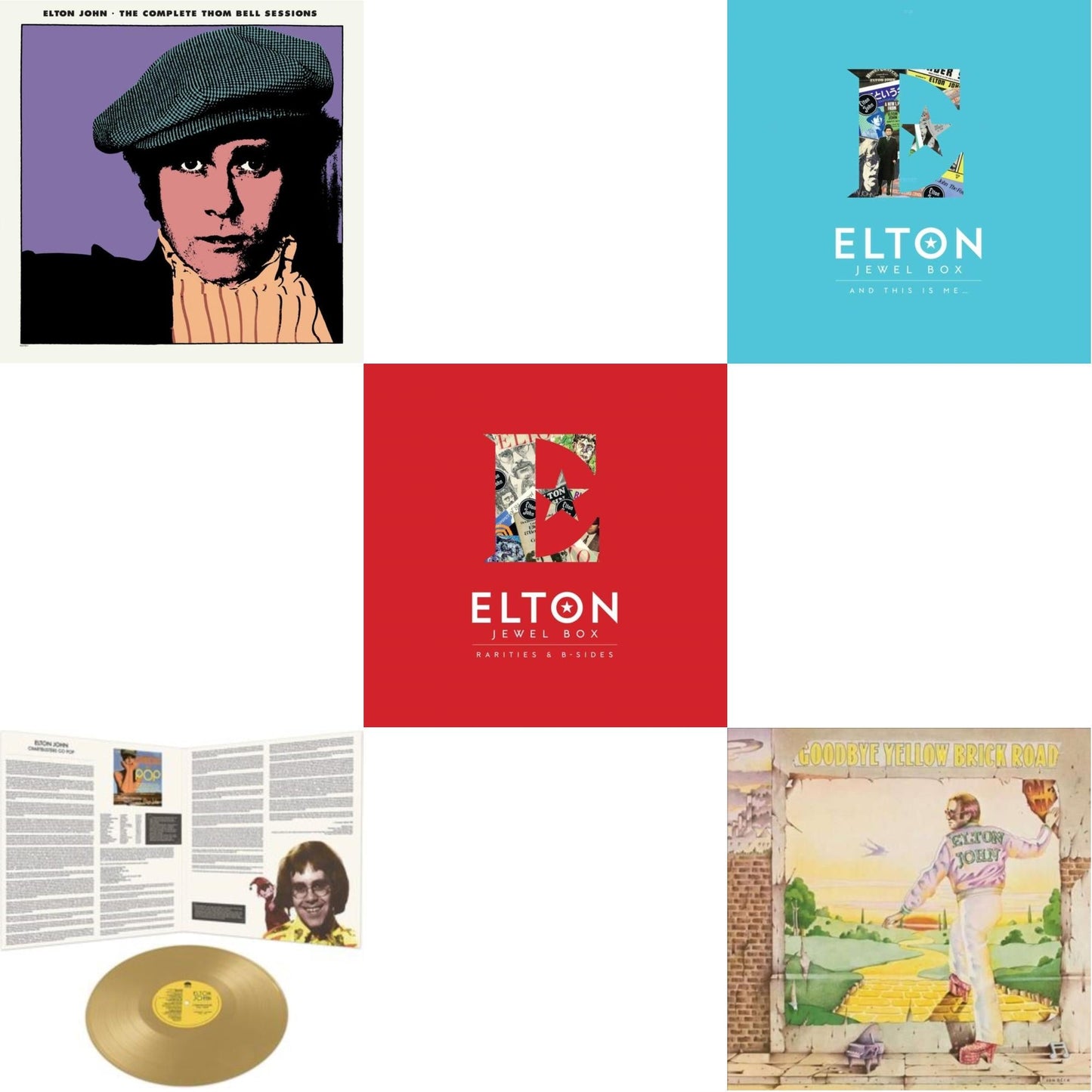 Complete Thom Bell Sessions (Ep) (180G/Purple LP Vinyl) & Jewel Box (3LP - Rarities & B-Sides) & Jewel Box (2LP - And This Is Me) & Goodbye Yellow Brick Road & Chartbusters Go Pop - Legendary Covers '69 / '70 (Gold LP Vinyl)