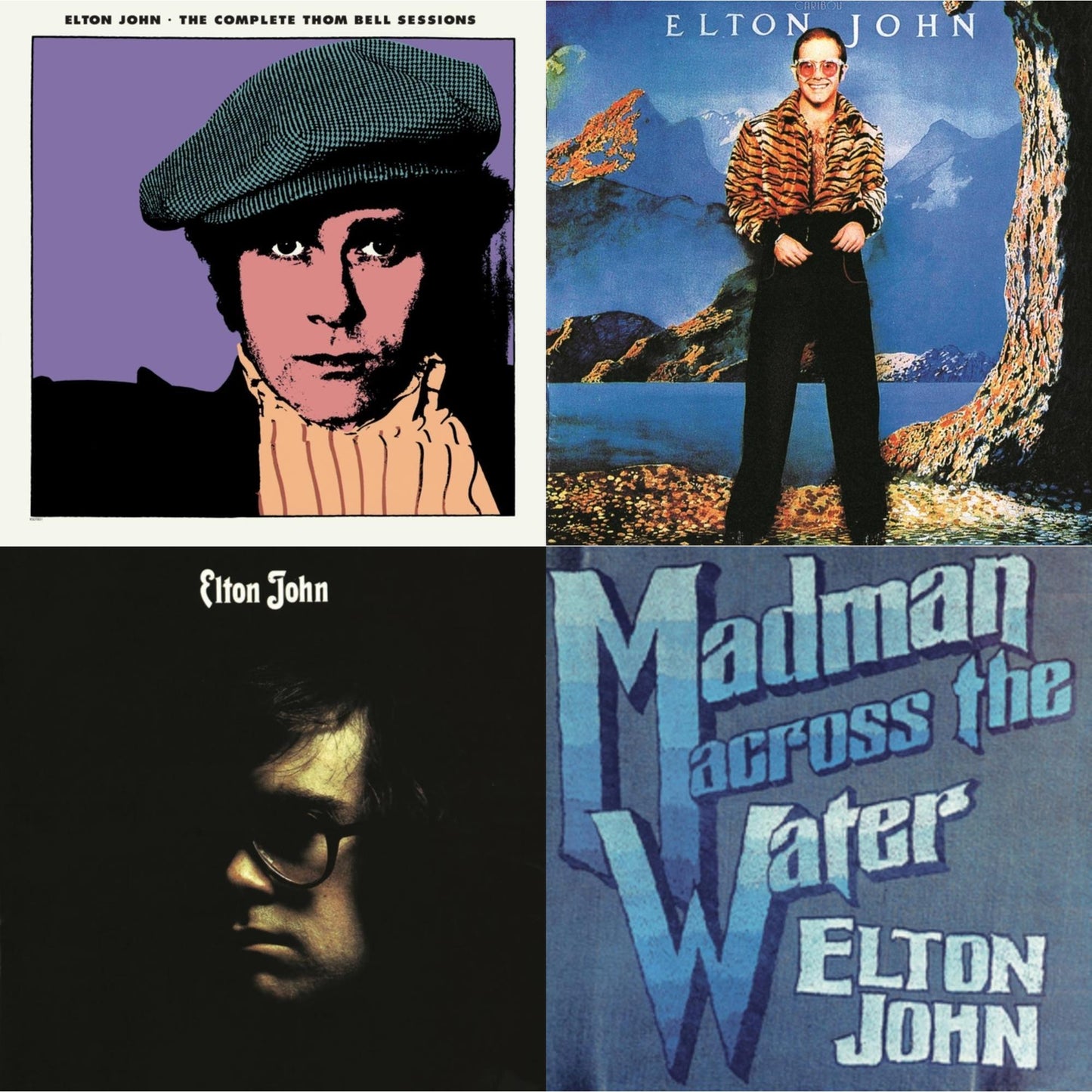 Complete Thom Bell Sessions (Ep) (180G/Purple LP Vinyl) & Caribou (50Th Anniversary Edition/2LP/Blue Vinyl) & Elton John (Purple Splatter LP Vinyl/180G) & Madman Across The Water (LP)