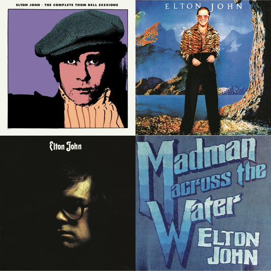 Complete Thom Bell Sessions (Ep) (180G/Purple LP Vinyl) & Caribou (50Th Anniversary Edition/2LP/Blue Vinyl) & Elton John (Purple Splatter LP Vinyl/180G) & Madman Across The Water (LP)