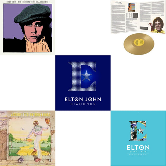 Complete Thom Bell Sessions (Ep) (180G/Purple LP Vinyl) & Jewel Box (2LP - And This Is Me) & Goodbye Yellow Brick Road & Diamonds (2LP) & Chartbusters Go Pop - Legendary Covers '69 / '70 (Gold LP Vinyl)