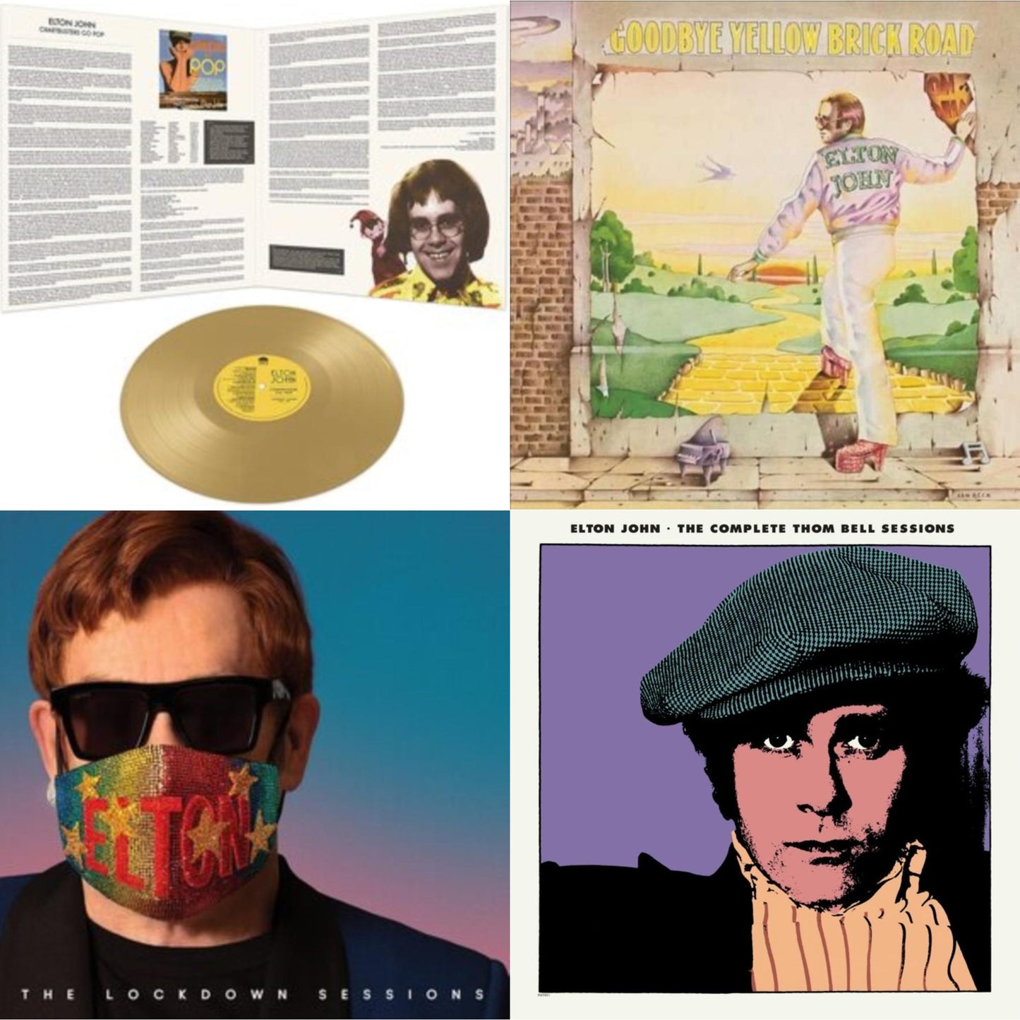 Complete Thom Bell Sessions (Ep) (180G/Purple LP Vinyl) & Lockdown Sessions (Blue Vinyl/2LP) (X) & Goodbye Yellow Brick Road & Chartbusters Go Pop - Legendary Covers '69 / '70 (Gold LP Vinyl)