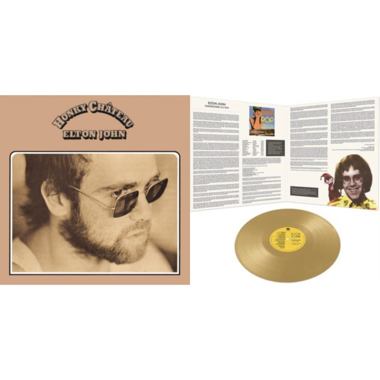 Honky Chateau & Chartbusters Go Pop - Legendary Covers '69 / '70 (Gold LP Vinyl)