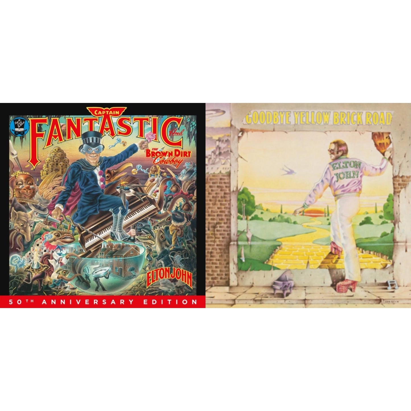 Captain Fantastic & The Brown Dirt Cowboy (50Th Anniversary) (2CD) & Goodbye Yellow Brick Road (Remastered)