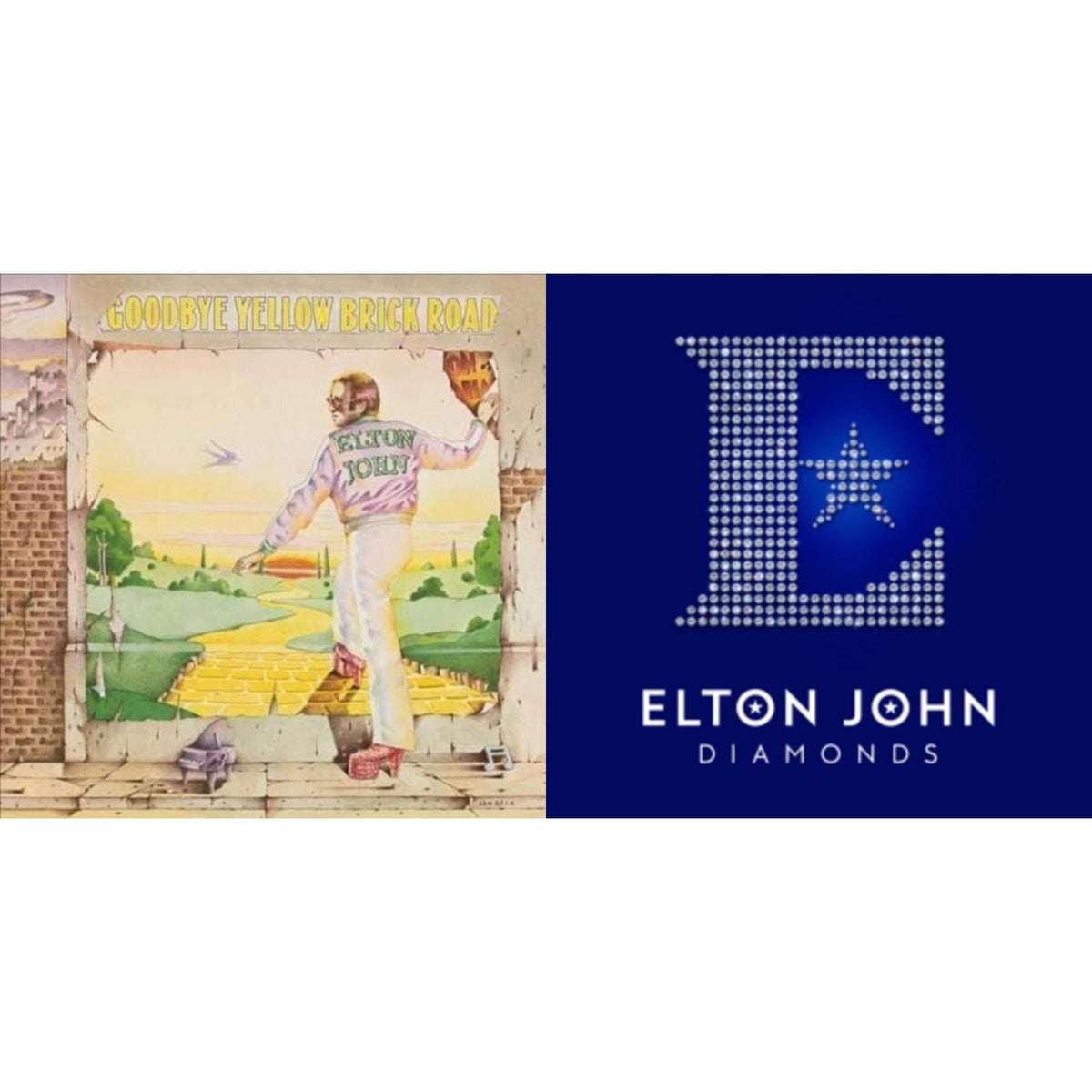 Elton John - Goodbye Yellow Brick Road & Diamonds (2LP)