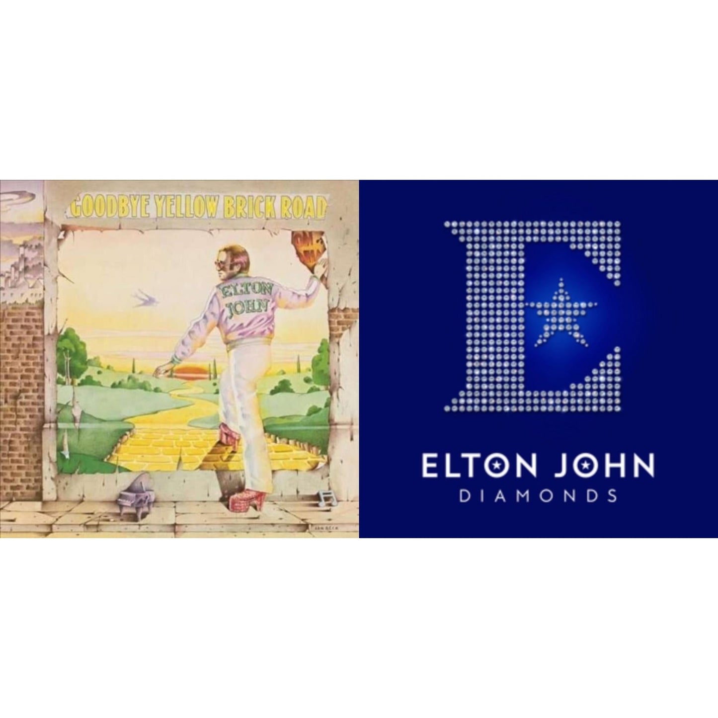 This is a 2 LP Vinyl SKU bundle.
1.This LP Vinyl is brand new.Format: LP VinylThis item's title is: Goodbye Yellow Brick RoadArtist: Elton JohnBarcode: 602537534951Release Date: 4/8/2014
2.This LP Vinyl is brand new.
