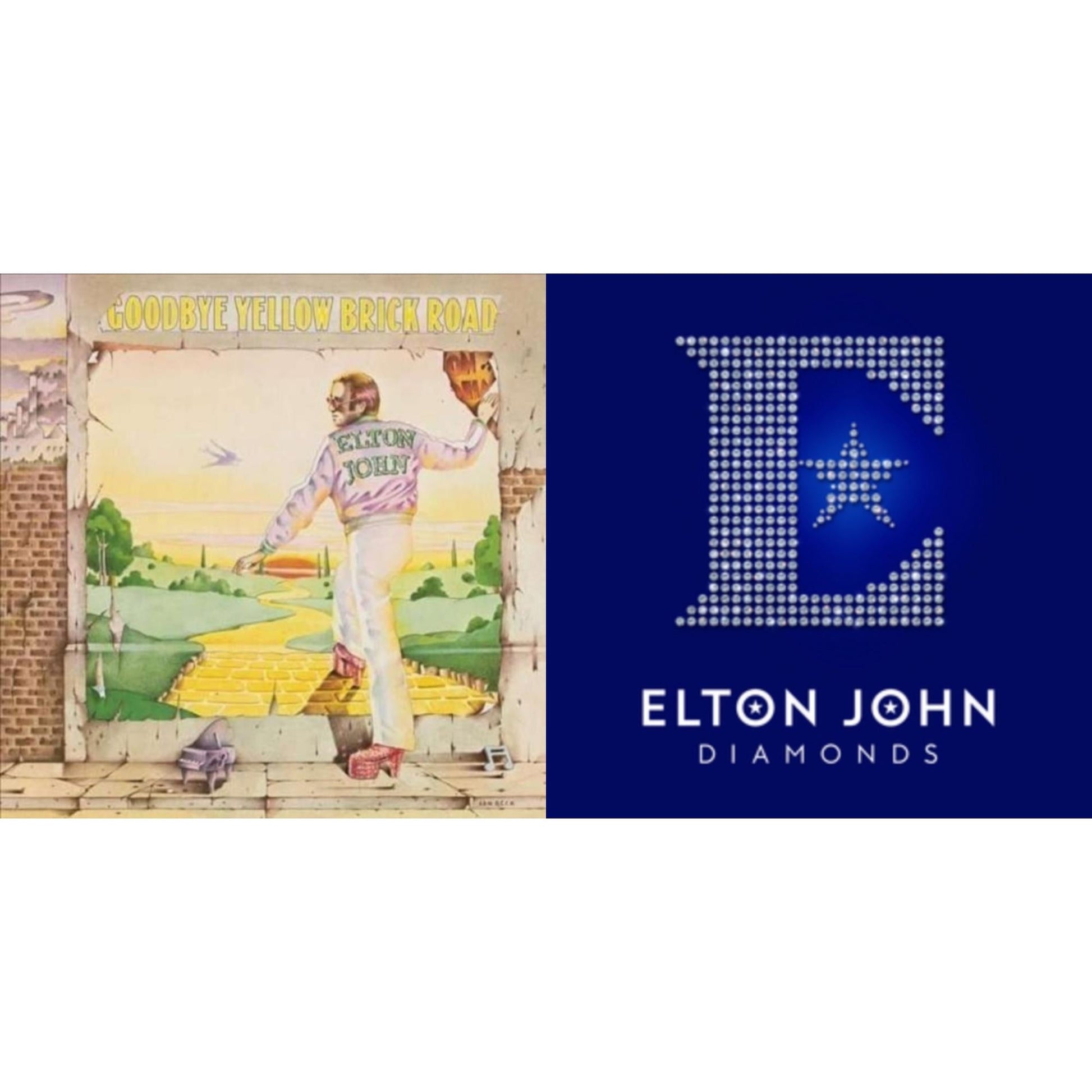 This is a 2 LP Vinyl SKU bundle.
1.This LP Vinyl is brand new.Format: LP VinylThis item's title is: Goodbye Yellow Brick RoadArtist: Elton JohnBarcode: 602537534951Release Date: 4/8/2014
2.This LP Vinyl is brand new.
