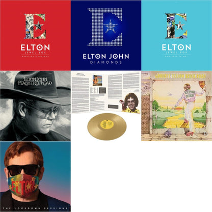 This is a 7 LP Vinyl SKU bundle.
1.This LP Vinyl is brand new.Format: LP VinylThis item's title is: Lockdown Sessions (Blue Vinyl/2LP) (X)Artist: Elton JohnLabel: INTERSCOPEBarcode: 602438893843Release Date: 1/7/2022
2.This LP Vinyl is brand new.