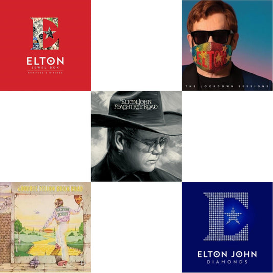Lockdown Sessions (Blue Vinyl/2LP) (X) & Peachtree Road (2LP) & Jewel Box (3LP - Rarities & B-Sides) & Goodbye Yellow Brick Road & Diamonds (2LP)