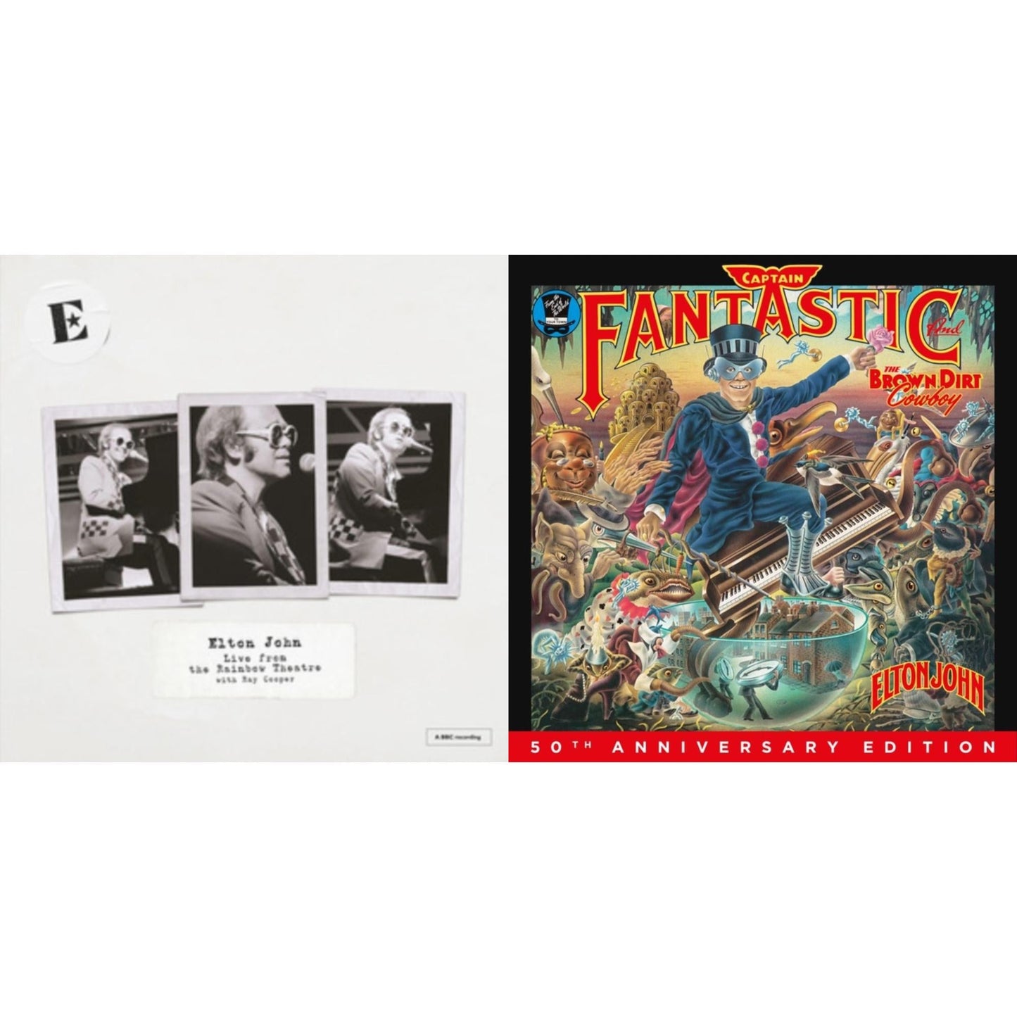 Live At The Rainbow Theatre (180G) & Captain Fantastic & The Brown Dirt Cowboy (50Th Anniversary) (2LP)