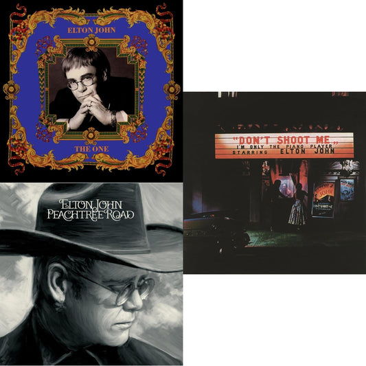 One (2LP) & Peachtree Road (2LP) & Don't Shoot Me I'm Only The Piano Player (Red Splatter LP Vinyl/180G)