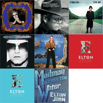 One (2LP) & Peachtree Road (2LP) & Single Man & Victim Of Love & Caribou (50Th Anniversary Edition/2LP/Blue Vinyl) & Jewel Box (3LP - Rarities & B-Sides) & Jewel Box (2LP - And This Is Me) & Madman Across The Water (LP)