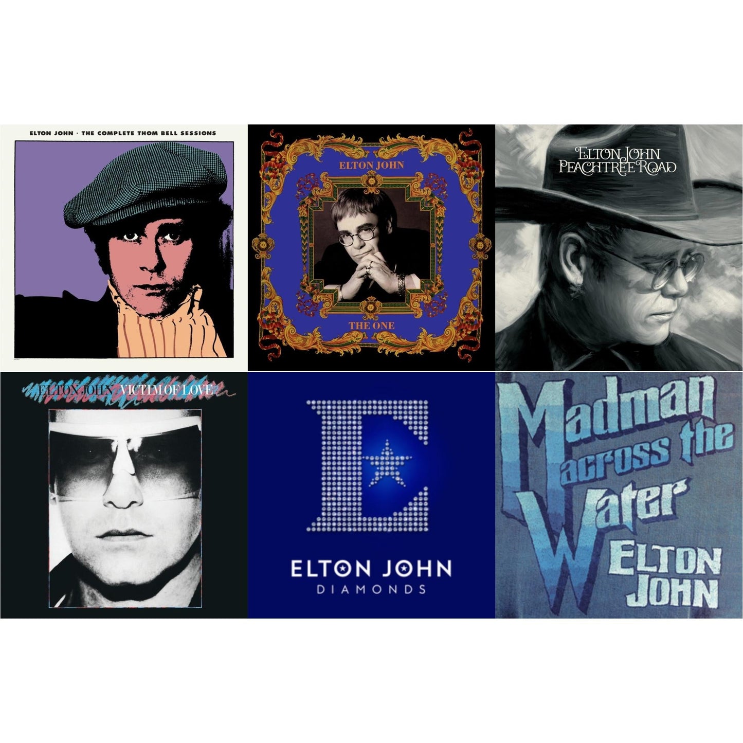 Complete Thom Bell Sessions (Ep) (180G/Purple LP Vinyl) & One (2LP) & Peachtree Road (2LP) & Victim Of Love & Diamonds (2LP) & Madman Across The Water (LP)