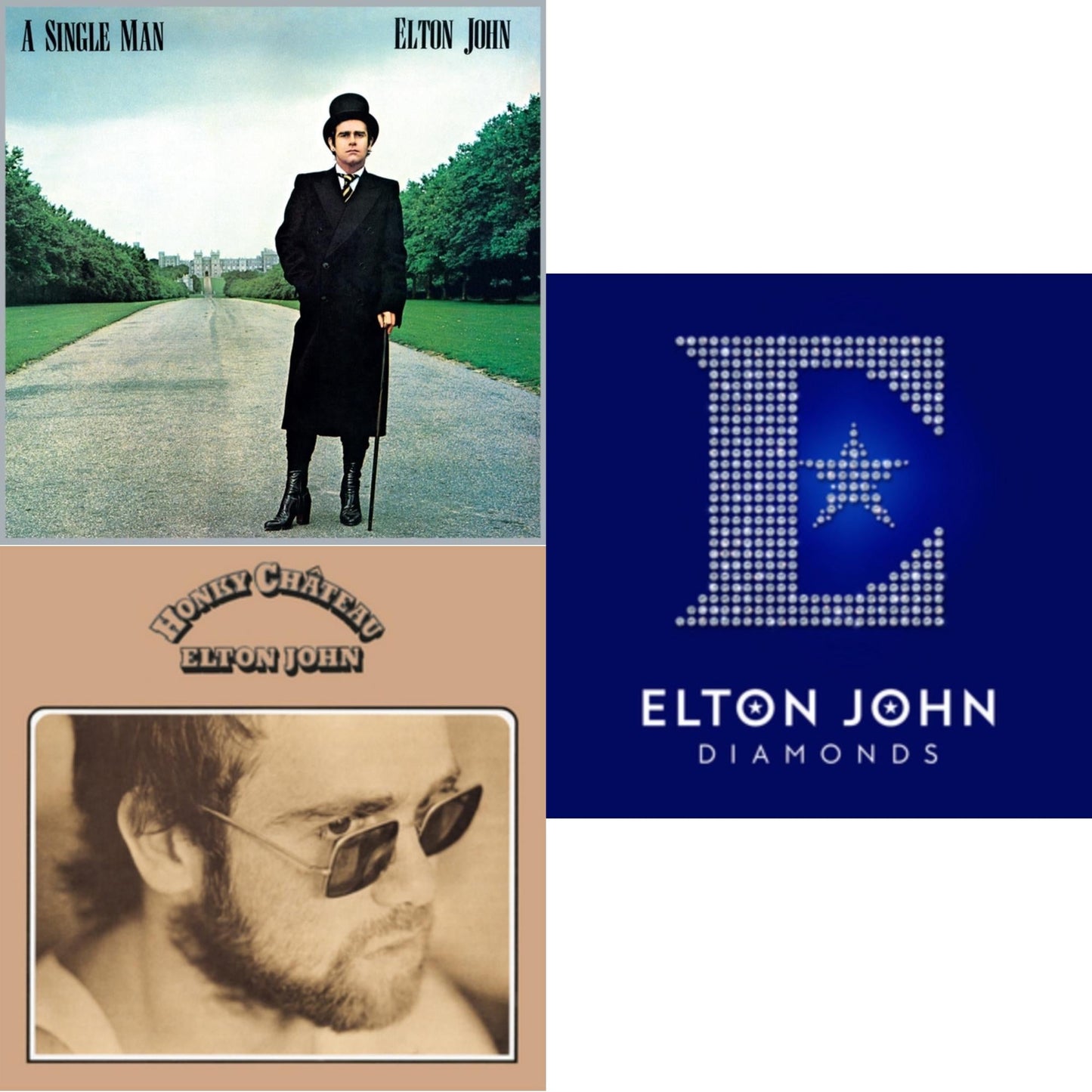 Single Man & Honky Chateau & Diamonds (2LP)