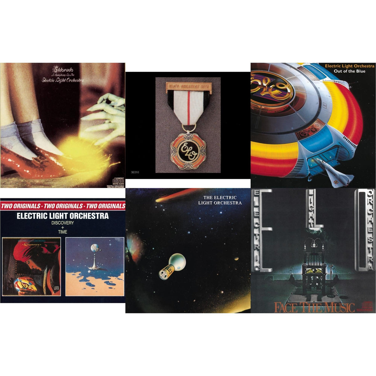 Greatest Hits & Out Of The Blue & Discovery & Elo 2 & Face The Music & Eldorado