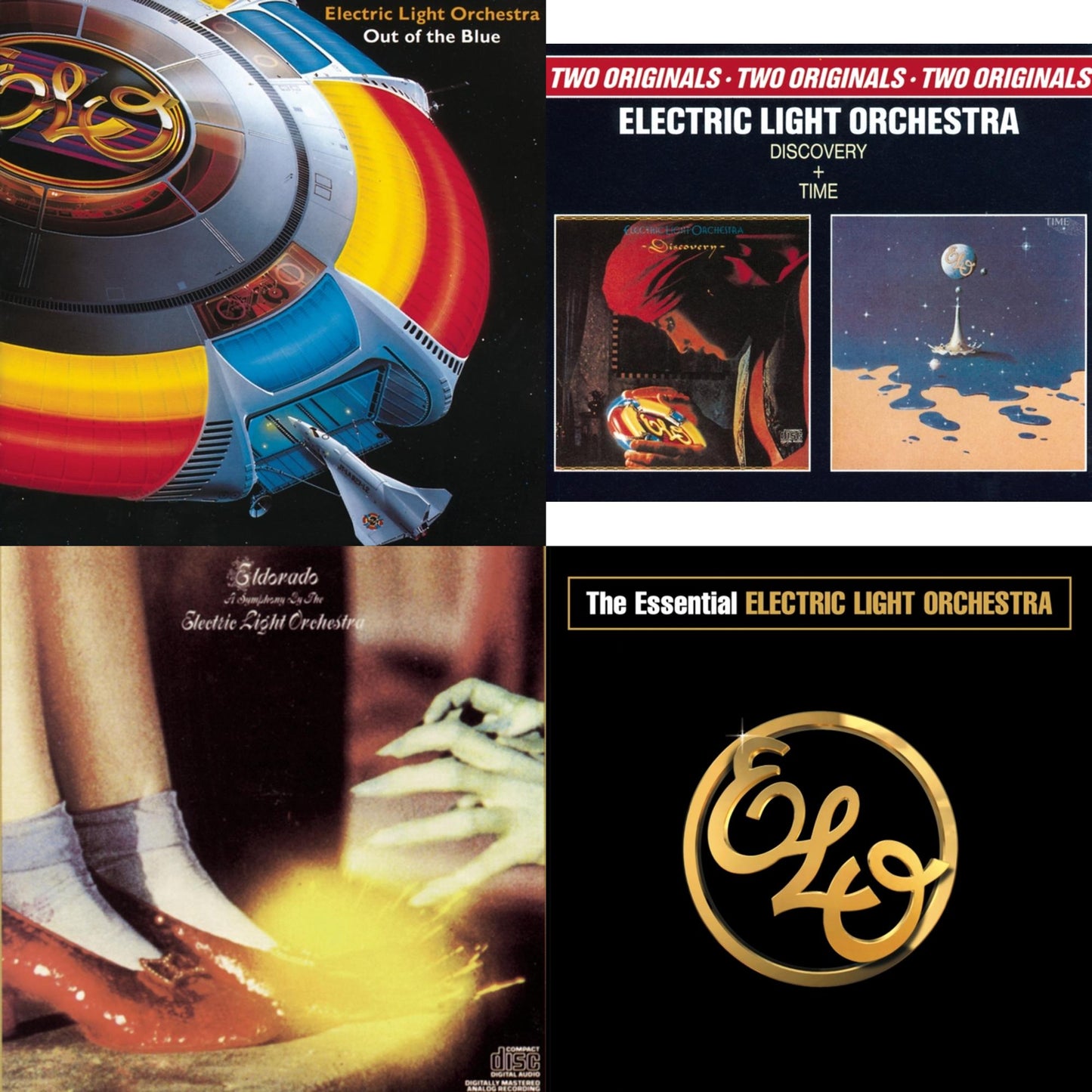 Out Of The Blue & Discovery & Eldorado & Essential Electric Light Orchestra