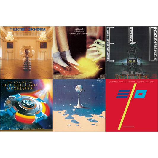 This is a 6 CD SKU bundle.
1.This CD is brand new.Format: CDMusic Style: Pop RockThis item's title is: All Over The World: Very Best OfArtist: Electric Light OrchestraLabel: LEGACYBarcode: 827969448922Release Date: 8/2/2005
2.This CD is brand new.