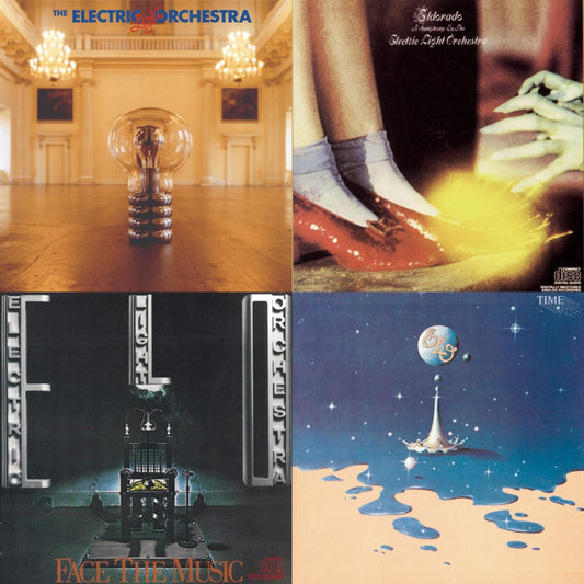 This is a 4 CD SKU bundle.
1.This CD is brand new.Format: CDMusic Style: Classic RockThis item's title is: No AnswerArtist: Electric Light OrchestraLabel: EpicBarcode: 886976978020Release Date: 5/4/2010
2.This CD is brand new.