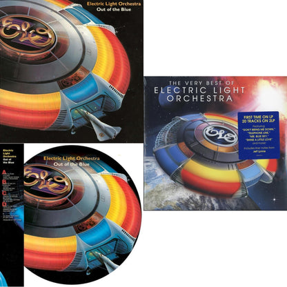 Out Of The Blue (180G LP Vinyl) & All Over The World: Very Best Of Electric Light Orchestra (2LP/150G/Gatefold) & Out Of The Blue (2LP/Picture Disc/ Dl Card)