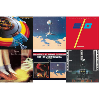 This is a 6 CD SKU bundle.
1.This CD is brand new.Format: CDThis item's title is: Out Of The BlueArtist: Electric Light OrchestraLabel: SONY SPECIAL MARKETINGBarcode: 886972675022Release Date: 2/22/2008
2.This CD is brand new.