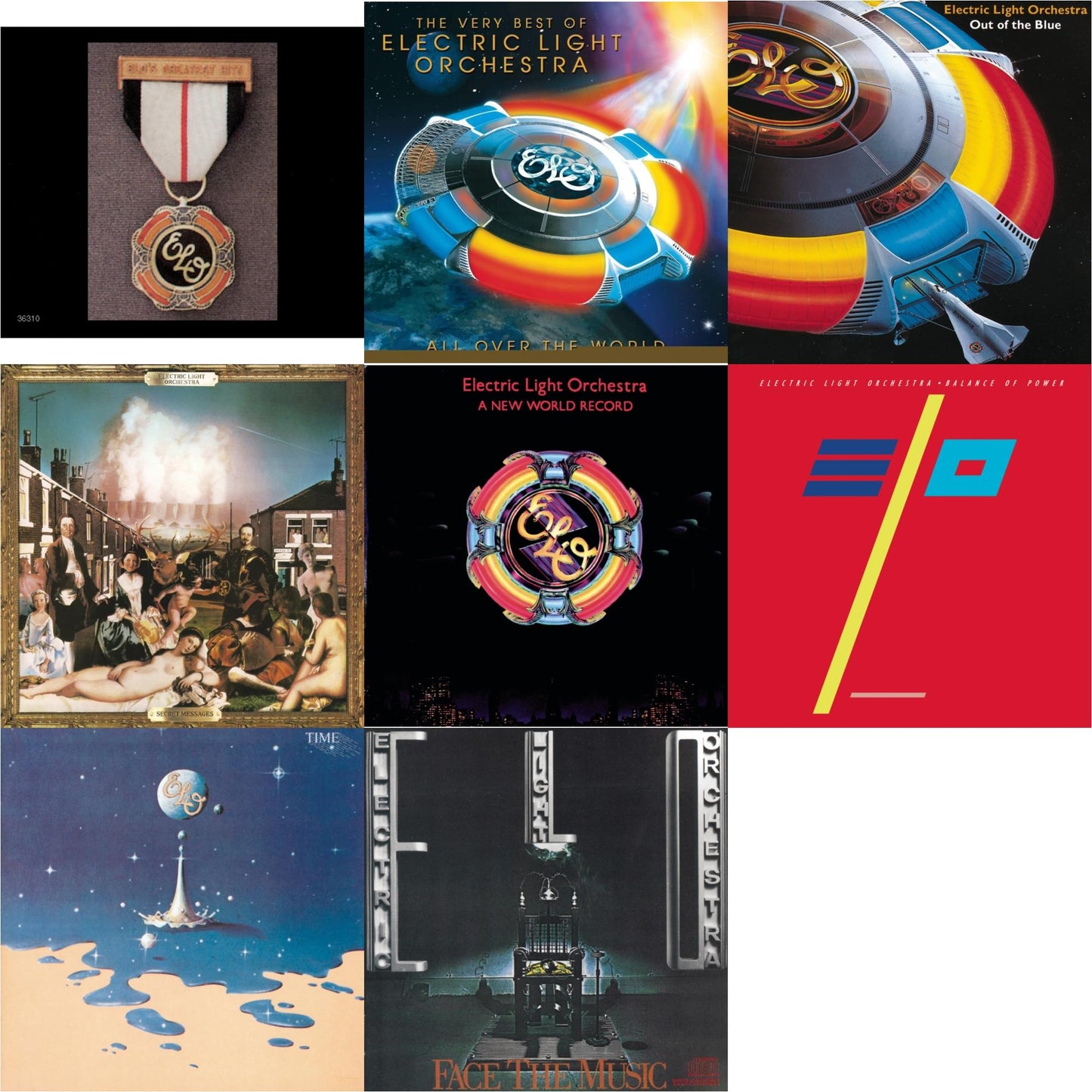 Greatest Hits & All Over The World: Very Best Of & Out Of The Blue & Secret Messages & New World Record & Balance Of Power & Time & Face The Music