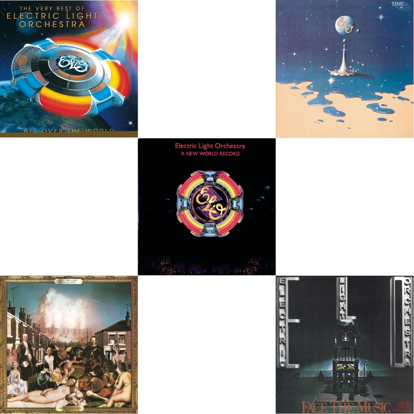 All Over The World: Very Best Of & Secret Messages & New World Record & Time & Face The Music