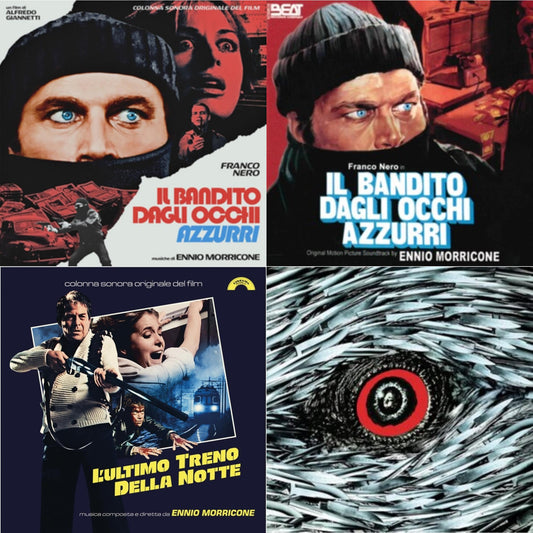 Blue-Eyed Bandit (Il Bandito Dagli Occhi Azzurri) Ost & L’Ultimo Treno Della Notte (Yellow LP Vinyl) & Blue-Eyed Bandit (Il Bandito Dagli Occhi Azzurri) Ost (Blue LP Vinyl) (Rsd) & Bird With The Crystal Plumage (140G/Crystal Clear LP Vinyl)