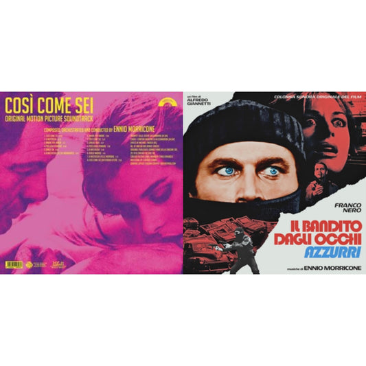 Così Come Sei Ost (Limited/180G/Solid Pink LP Vinyl) & Blue-Eyed Bandit (Il Bandito Dagli Occhi Azzurri) Ost (Blue LP Vinyl) (Rsd)