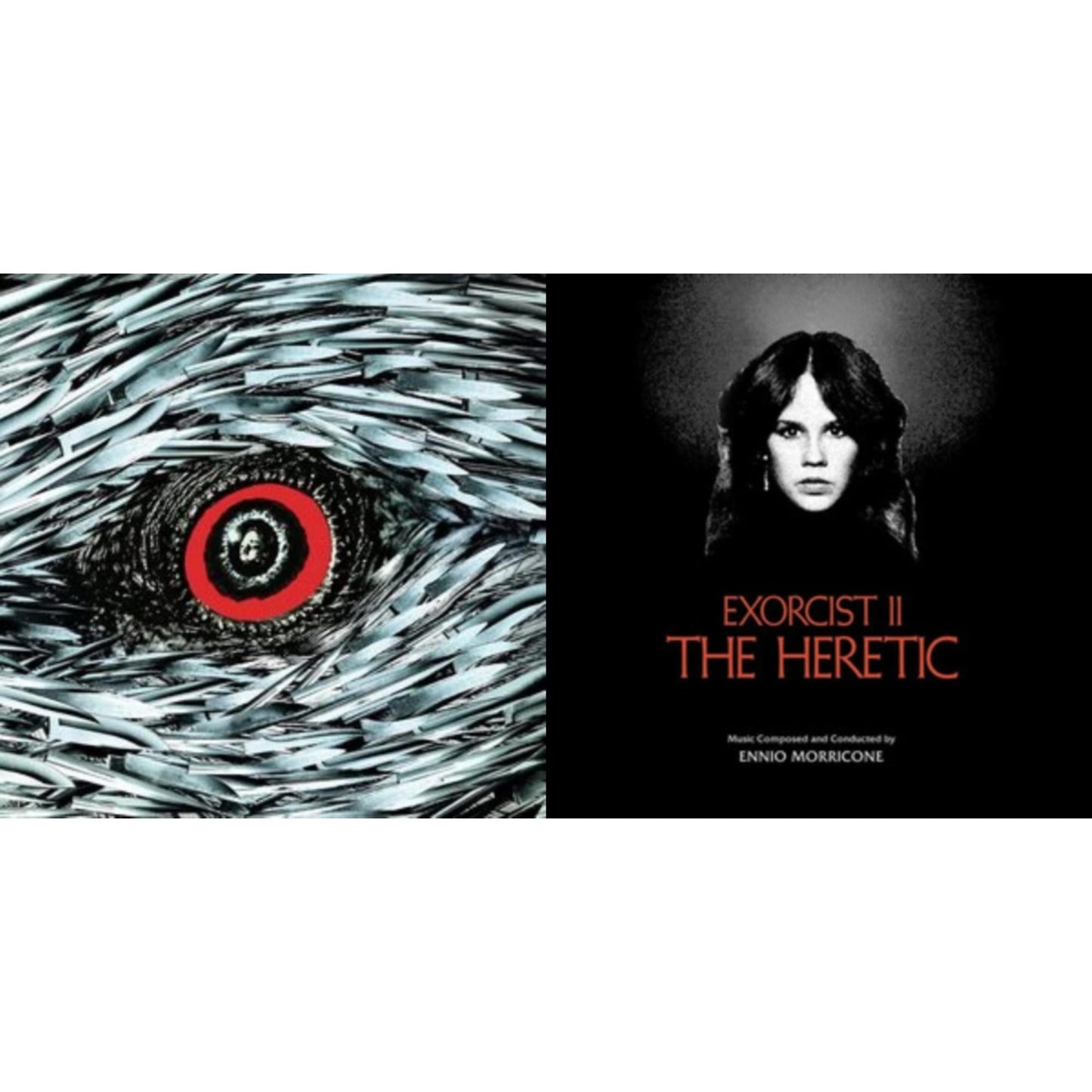 Bird With The Crystal Plumage (140G/Crystal Clear LP Vinyl) & Exorcist Ii: The Heretic (Blood Red With Black Splatter LP Vinyl) (Ams Exclusive)