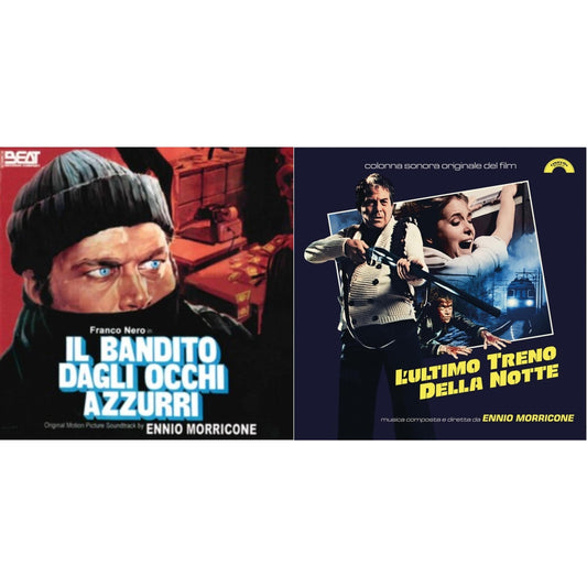 Blue-Eyed Bandit (Il Bandito Dagli Occhi Azzurri) Ost & L’Ultimo Treno Della Notte (Yellow LP Vinyl)